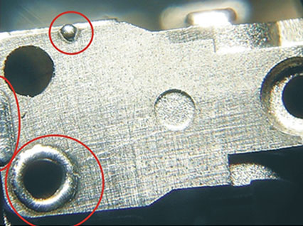 <a href='http://www.pdsslfxx.com/product/3.htm' class='text_a'>模具激光焊機(jī)</a>修復(fù)模具效果